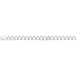 Listwa noż. Dł-4.5m.-NOŻYK B10/2 F-512 59 NOŻY