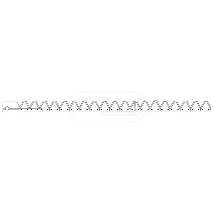 Listwa noż. Dł-4.5m.-NOŻYK B10/2 F-512 59 NOŻY