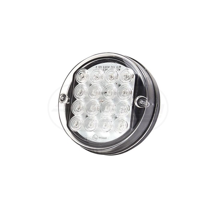 Lampa zespolona tylna, 12V-24V + przewody 38cm LgY-S 0,75mm2, diody 214, W42 WAŚ