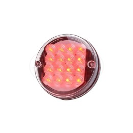 Lampa przeciwmgielna tylna, jednofunkcyjna, 12V + przewody 38cm LgY-S 0,75mm2, diody 168, W31 WAŚ