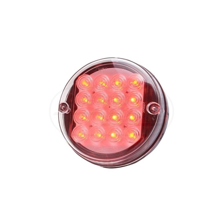 Lampa przeciwmgielna tylna, jednofunkcyjna, 12V + przewody 38cm LgY-S 0,75mm2, diody 168, W31 WAŚ