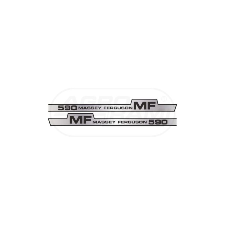 Komplet naklejek Massey Ferguson MF-590 1698131M1, 1698130M2, 3900328M91,
