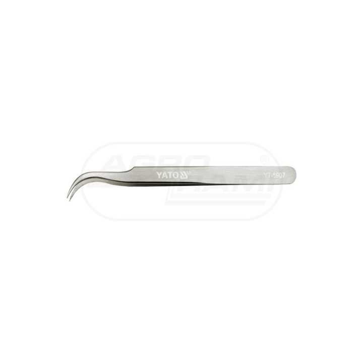 Pęseta odgięta YATO 115 mm YT6907