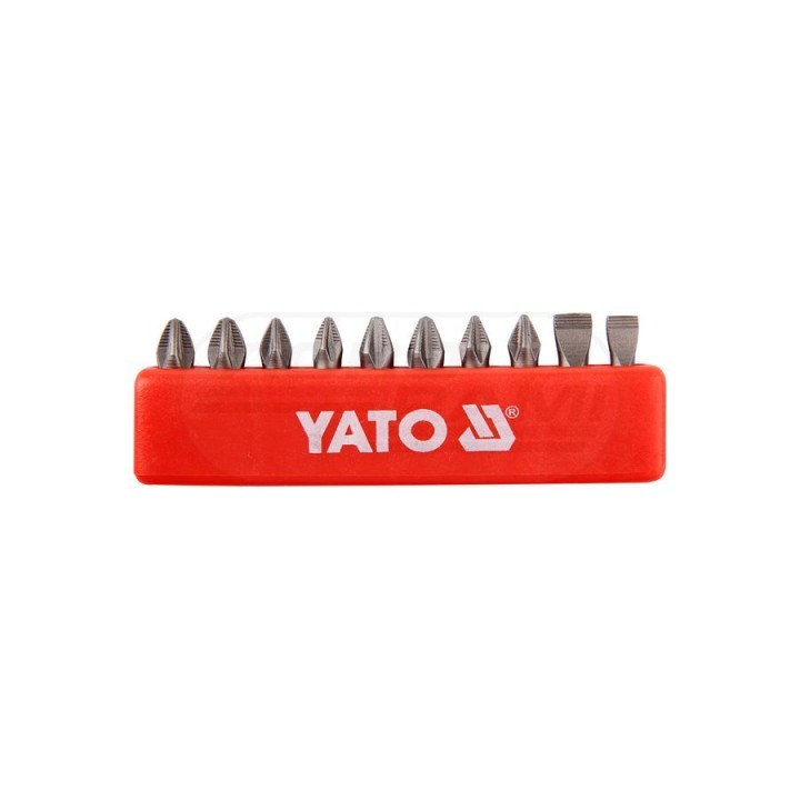 Zestaw grotów do wkrętarki YATO 25 mm 10 sztuk YT04822