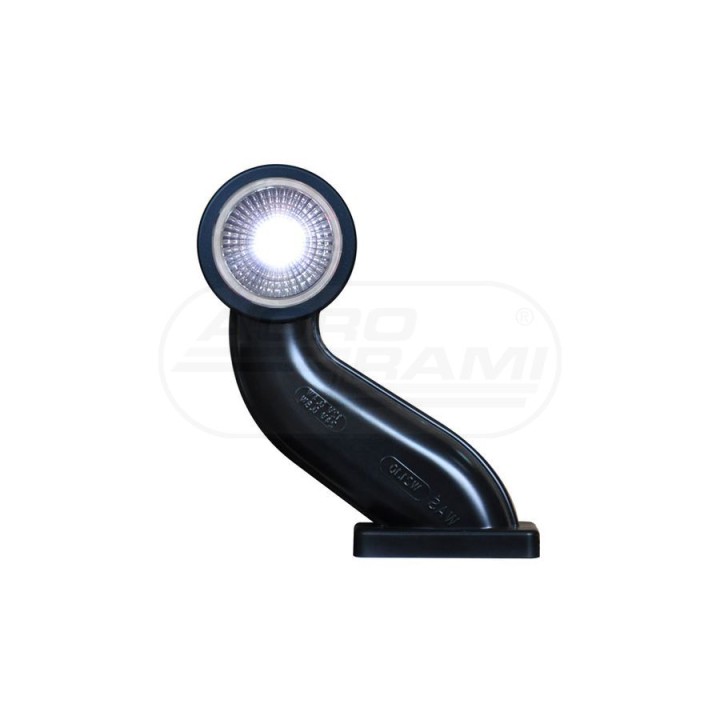 Lampa zespolona obrysowa przednio-tylna lewa, 12V-24V + przewody 25cm LgY-S 0,75mm2, diody 300L, W21.10RF WAŚ