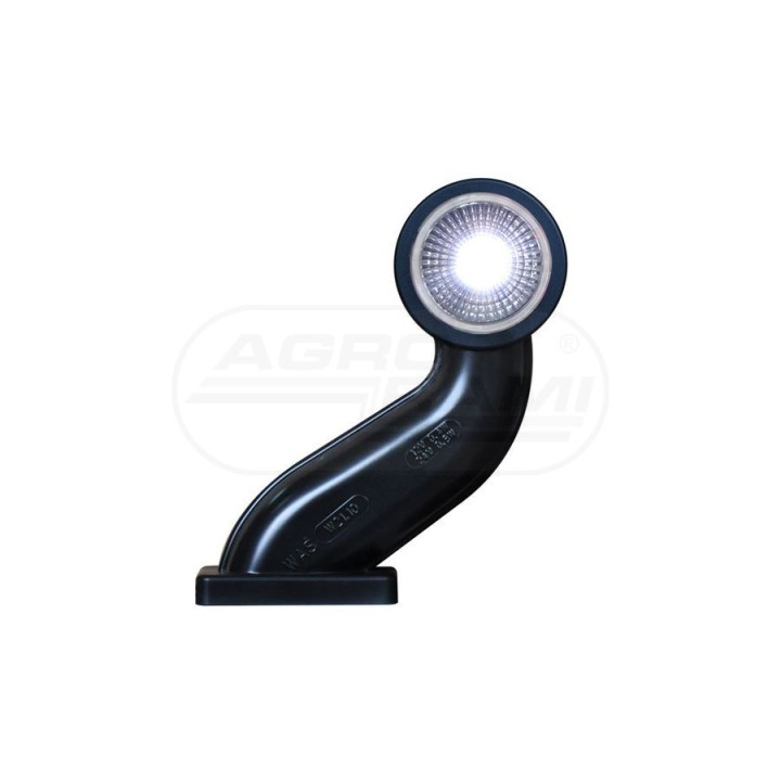 Lampa zespolona obrysowa przednio-tylna prawa, 12V-24V + przewody 25cm LgY-S 0,75mm2, diody 300P, W21.10RF WAŚ