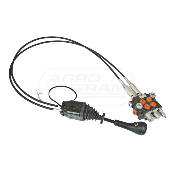 Rozdzielacz 2 sekcyjny+ joystik elektryczny P40+2 LIN.1,5M.