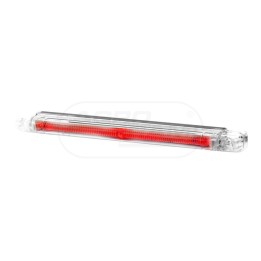 Lampa obrysowa tylna bez zawiasu, 12V-24V + przewody 38cm LgY-S 0,75mm2, diody 184, W38 WAŚ