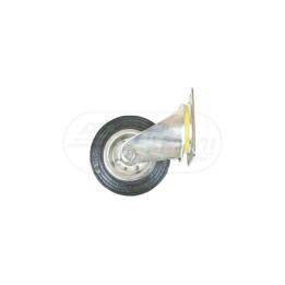 Koło metalowe gumowane skrętne z małą podstawą 125x22 KMG KMG-125/3 PRODUKT POLSKI
