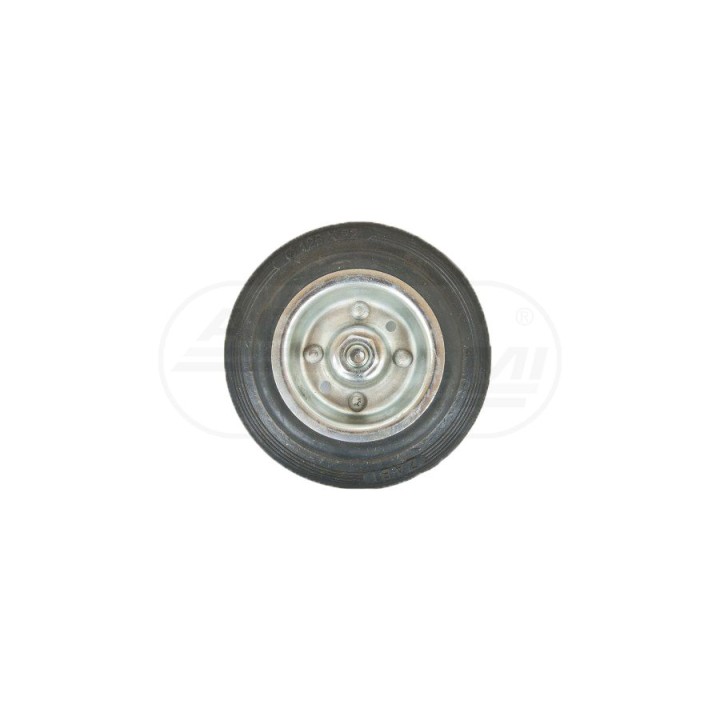Koło metalowe gumowane luz łożysko wałeczkowe 125x22 KMG KMG-125/5 PRODUKT POLSKI