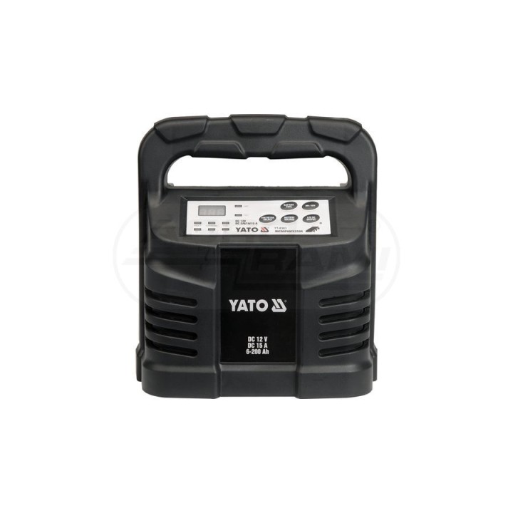Prostownik elektroniczny YATO 12V 15A 6-200Ah YT8303