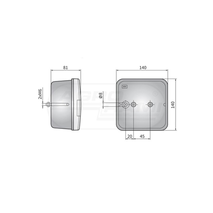 Lampa tylna zespolona LT2.26601 WESEM