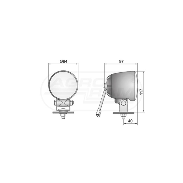 Lampa robocza LOR6.41552 WESEM
