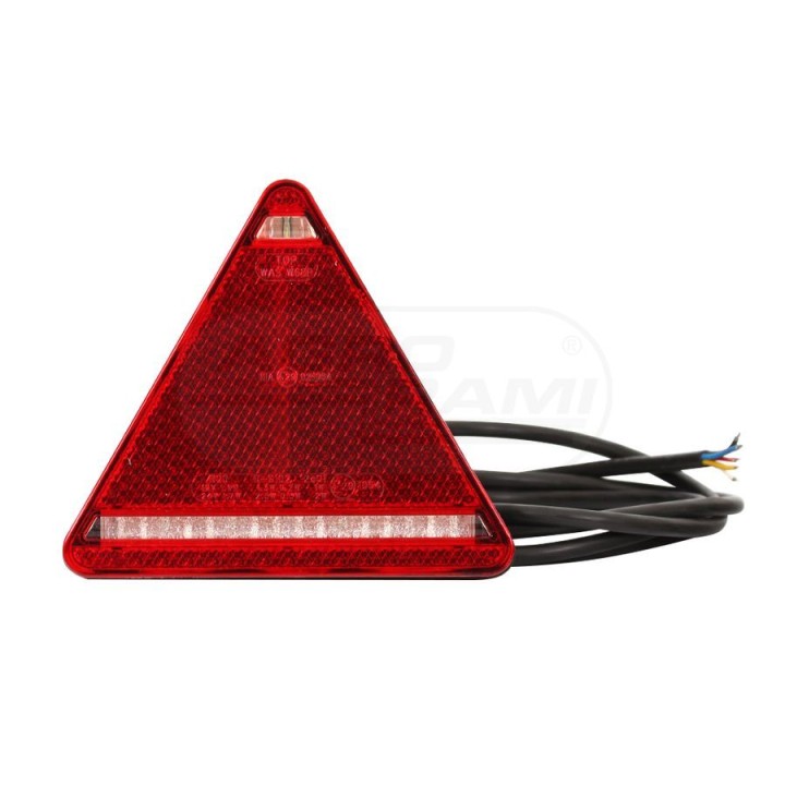 Lampa zespolona tylna lewa, 12V-24V + przewody 185cm YLY-S 5x0,75mm2, diody 320, W68L WAŚ