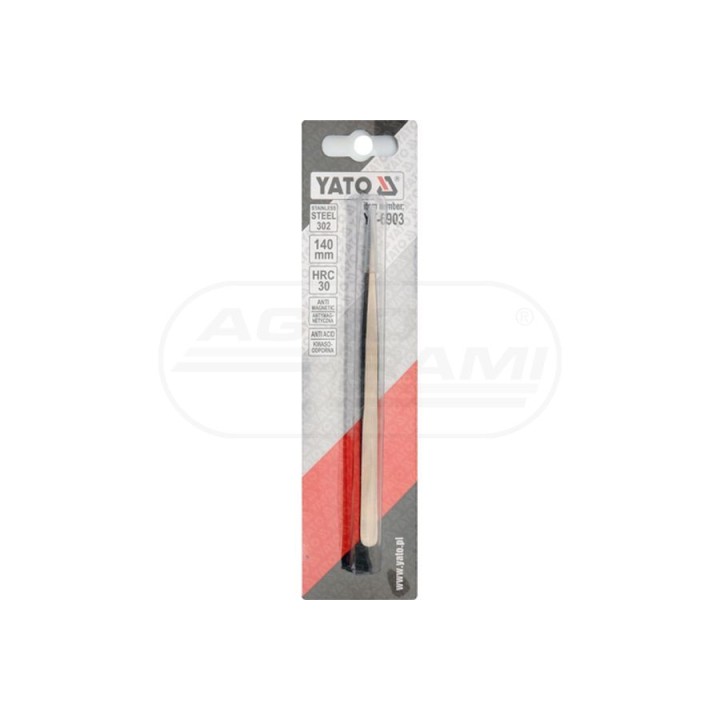 Pęseta prosta YATO 140 mm YT6903
