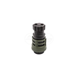 Wtyczka 2P/24V aluminiowa z pierścieniem 251097 Erich Jaeger