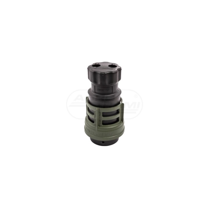Wtyczka 2P/24V aluminiowa z pierścieniem 251097 Erich Jaeger