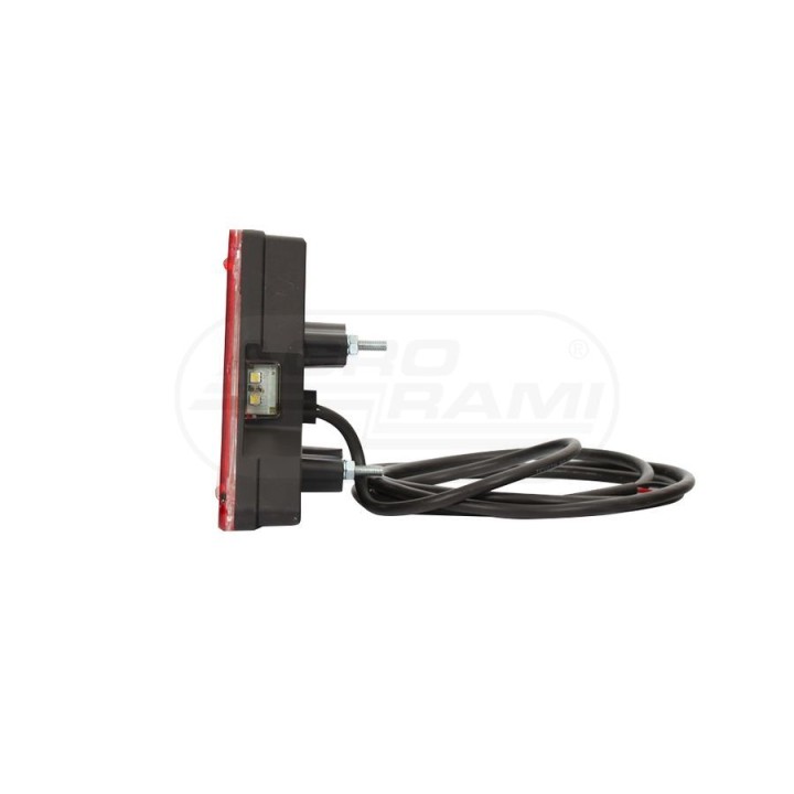 Lampa zespolona tylna lewa, 12V-24V + przewody 185cm YLY-S 5x0,75mm2, diody 319, W68L WAŚ