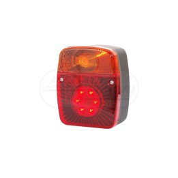 Lampa zespolona tylna, 12V-24V + przewody 200cm YLY-S 4x0,75mm2, diody 478, W18UDŻ WAŚ