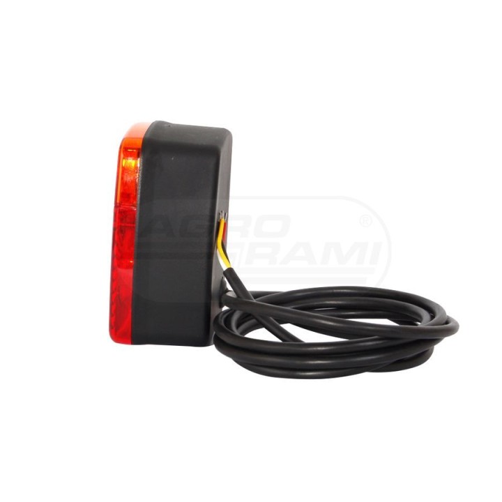 Lampa zespolona tylna, 12V-24V + przewody 200cm YLY-S 4x0,75mm2, diody 478, W18UDŻ WAŚ
