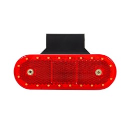 Lampa zespolona obrysowa tylna, 12V-24V + przewody 22cm YLY-S 2x0,75mm2, diody 535Z, W47WW WAŚ