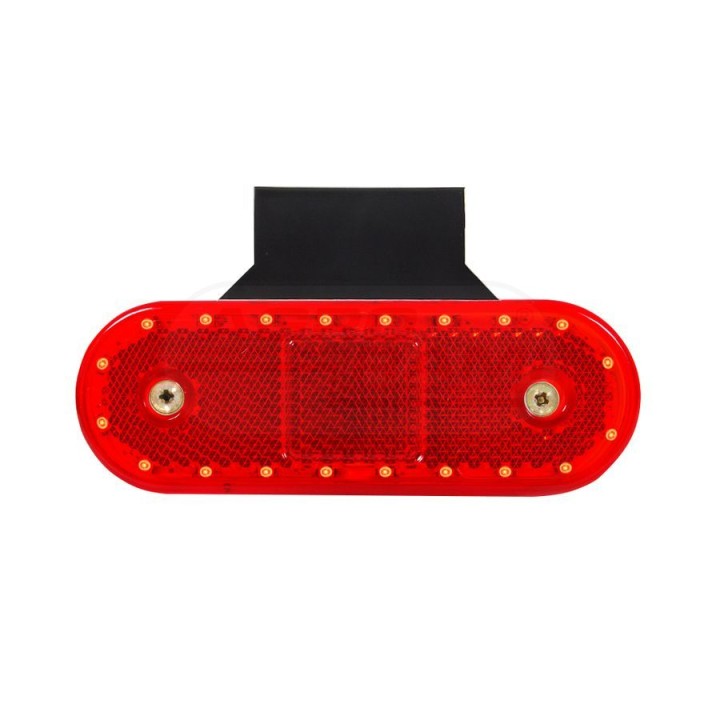Lampa zespolona obrysowa tylna, 12V-24V + przewody 22cm YLY-S 2x0,75mm2, diody 535Z, W47WW WAŚ