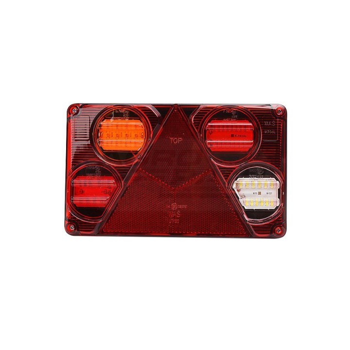 Lampa zespolona tylna lewa, 12V-24V + przewody 195cm YLY-S 6x0,75mm2, diody 391, W70DL WAŚ