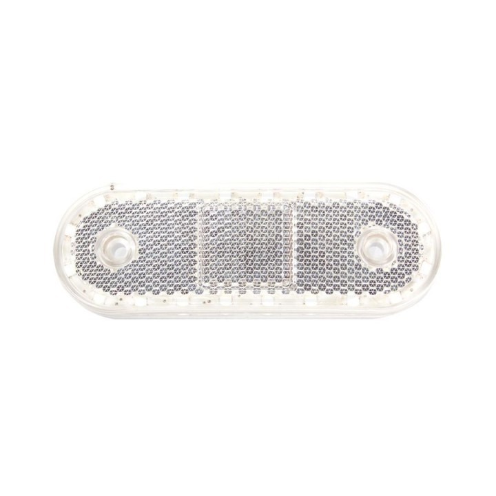Lampa zespolona obrysowa przednia, 12V-24V + przewody 22cm YLY-S 2x0,75mm2, diody 536, W47WW WAŚ
