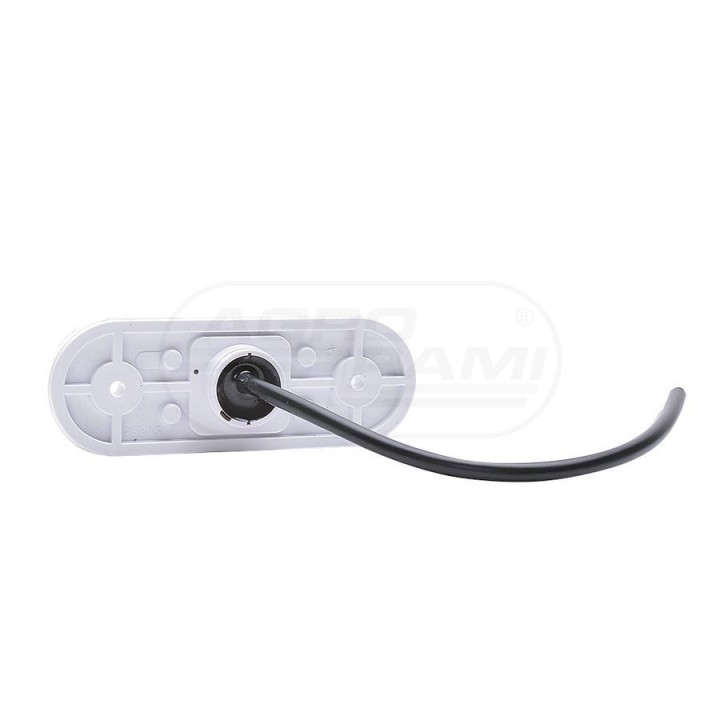 Lampa zespolona obrysowa przednia, 12V-24V + przewody 22cm YLY-S 2x0,75mm2, diody 536, W47WW WAŚ