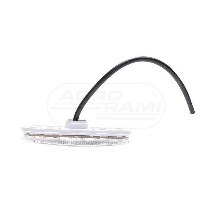 Lampa zespolona obrysowa przednia, 12V-24V + przewody 22cm YLY-S 2x0,75mm2, diody 536, W47WW WAŚ