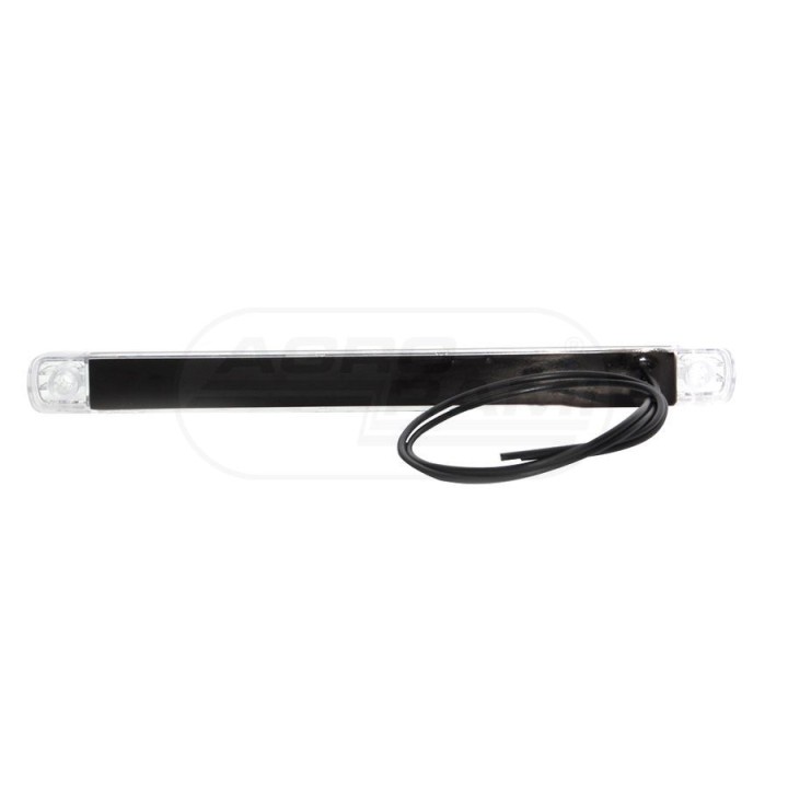 Lampa obrysowa przednia, jednofunkcyjna, 12V-24V + przewody 38cm LgY-S 0,75mm2, diody 560, W76.4 WAŚ