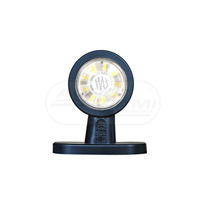 Lampa zespolona obrysowa przednio-tylna, 12V-24V + przewody 32cm LgY-S 0,75mm2, diody 495BC, W21.1W WAŚ