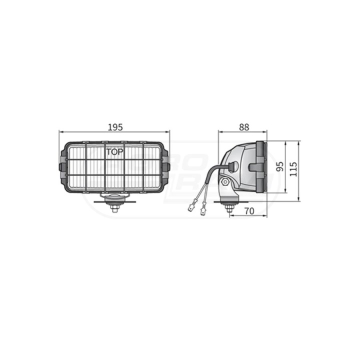 Reflektor halogenowy HP4.18870 WESEM