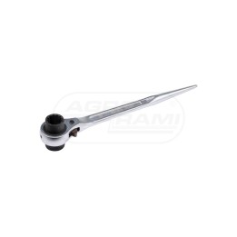 Klucz nasadowy, dwustronny z grzechotką YATO 19x22 mm YT4937