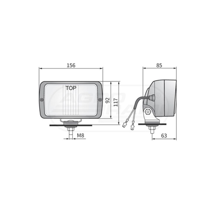 Reflektor halogenowy HP3.16464 WESEM