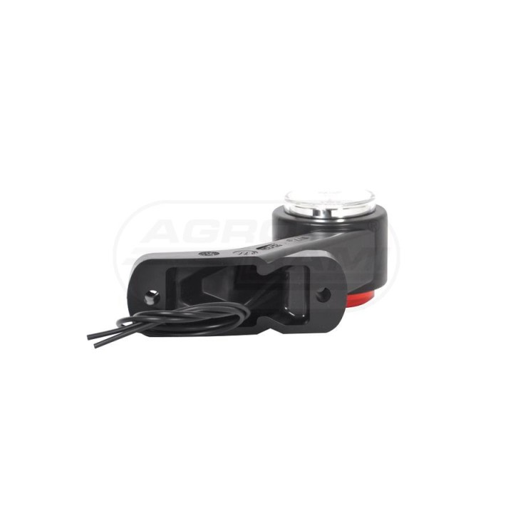 Lampa zespolona obrysowa przednio-tylna i pozycyjna boczna prawa, 12V-24V + przewody 27cm LgY-S 0,75mm2, diody 577BCP, W77.2RF W