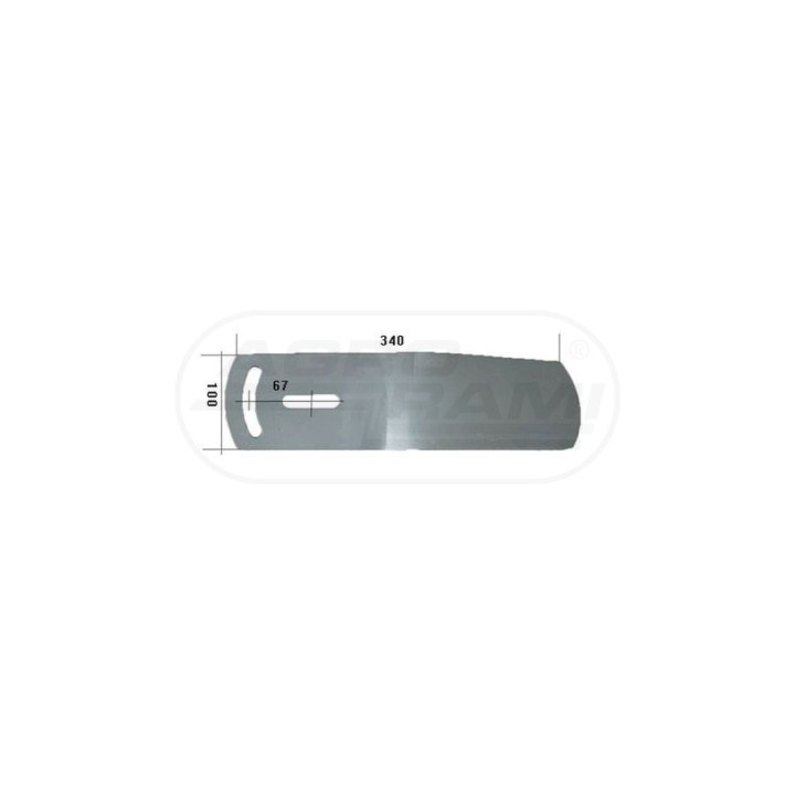 LISTWA TYLNA ODKŁADNI L 80559 ST 80559, 3940262M1, 41658055940 Stankiewicz - ZPL