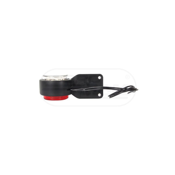 Lampa zespolona obrysowa przednio-tylna, 12V-24V + przewody 36cm LgY-S 0,75mm2, diody 447BC, W23S WAŚ