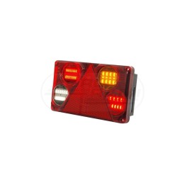 Lampa zespolona tylna prawa, 12V-24V + przewody 195cm YLY-S 6x0,75mm2, diody 392, W70DP WAŚ