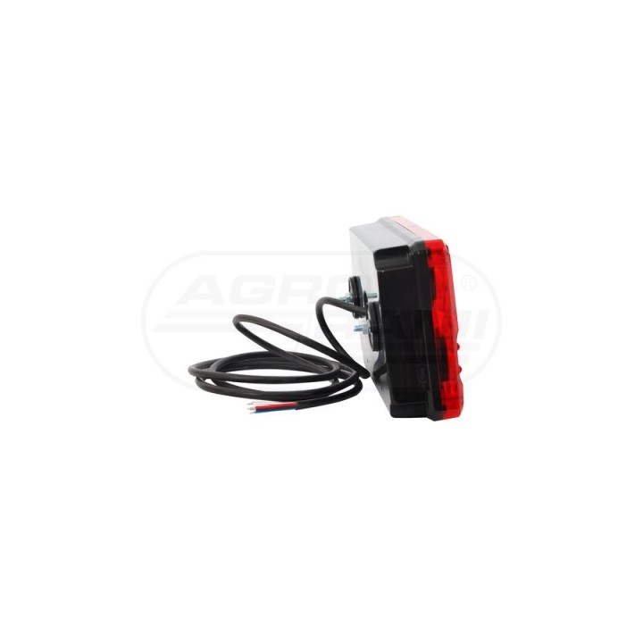Lampa zespolona tylna prawa, 12V-24V + przewody 195cm YLY-S 6x0,75mm2, diody 392, W70DP WAŚ