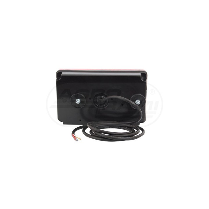 Lampa zespolona tylna prawa, 12V-24V + przewody 195cm YLY-S 6x0,75mm2, diody 392, W70DP WAŚ