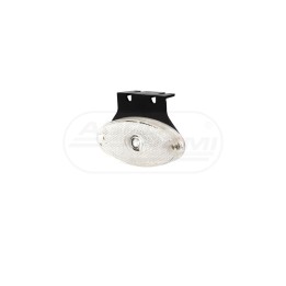 Lampa zespolona obrysowa przednia, 12V-24V + przewody 22cm LgY-S 0,75mm2, diody 306Z, W64 WAŚ