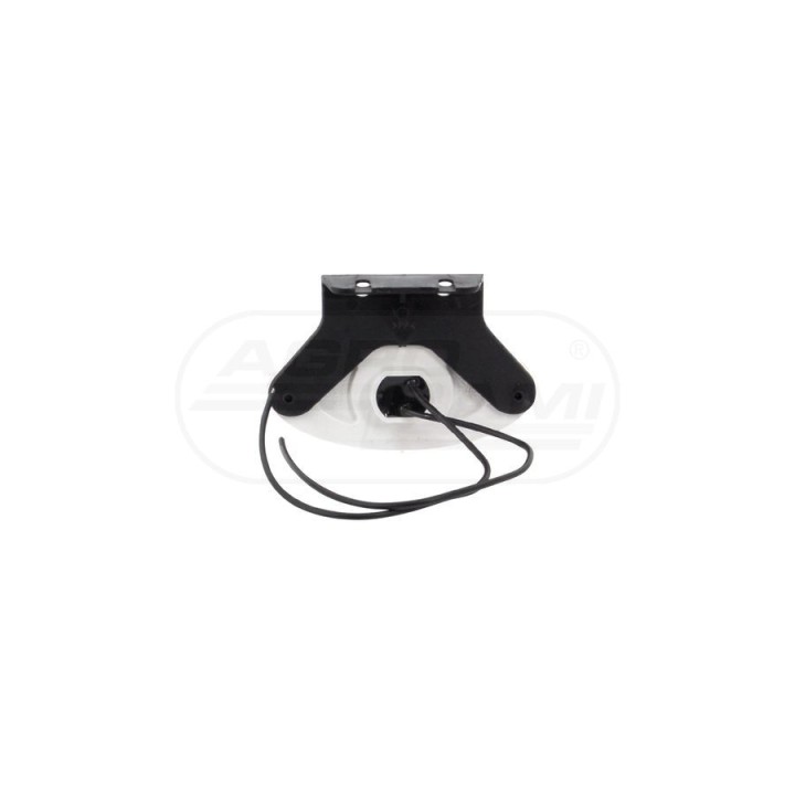 Lampa zespolona obrysowa przednia, 12V-24V + przewody 22cm LgY-S 0,75mm2, diody 306Z, W64 WAŚ