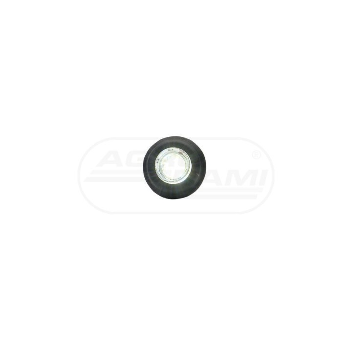Lampa obrysowa przednia, 12V-24V + przewody 22cm LgY-S 0,75mm2, diody 668, W80 WAŚ