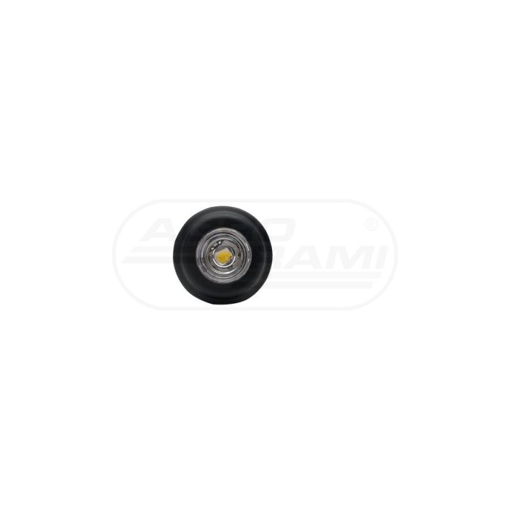 Lampa obrysowa przednia, 12V-24V + przewody 22cm LgY-S 0,75mm2, diody 668, W80 WAŚ
