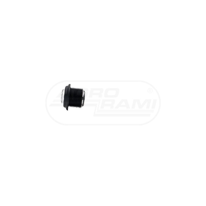 Lampa obrysowa przednia, 12V-24V + przewody 22cm LgY-S 0,75mm2, diody 668, W80 WAŚ