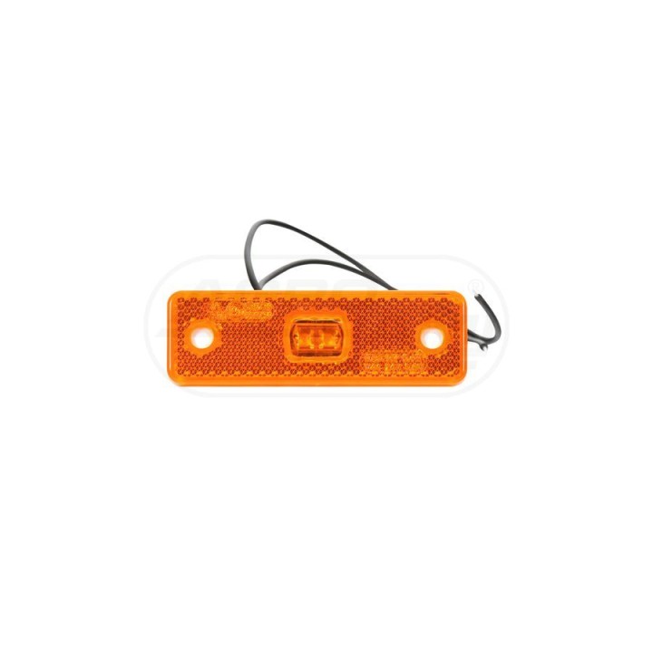 Lampa zespolona pozycyjna boczna, 12V-24V + przewody 22cm LgY-S 0,75mm2 217P, W44 WAŚ
