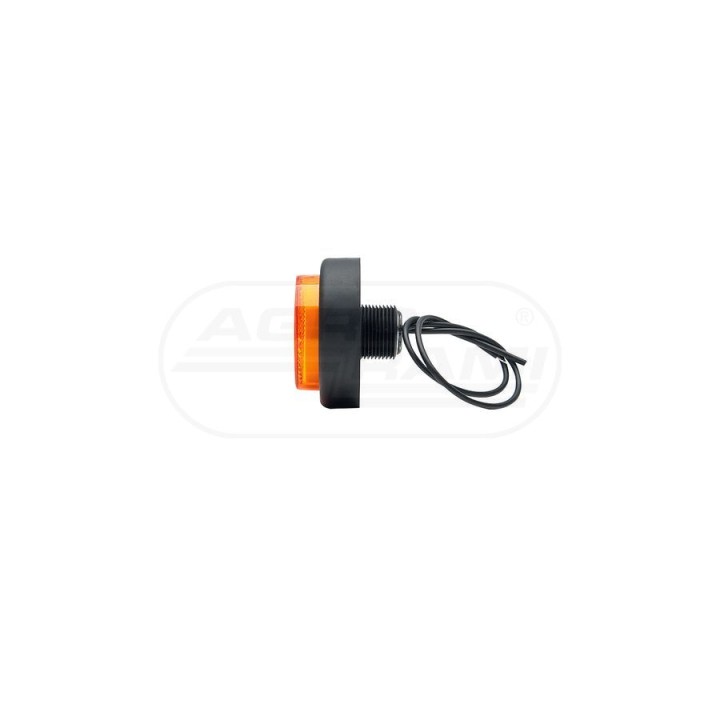 Lampa pozycyjna boczna, jednofunkcyjna, 12V-24V + przewody 20cm LgY-S 0,75mm2, diody 680, W79RR WAŚ