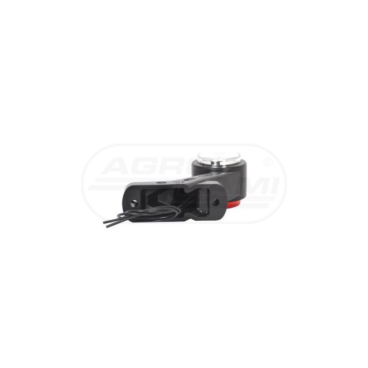 Lampa zespolona obrysowa przednio-tylna i pozycyjna boczna prawa, 12V-24V + przewody 27cm LgY-S 0,75mm2, diody 581BCP, W77.4RF W