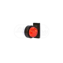 Lampa zespolona obrysowa przednio-tylna, 12V-24V + przewody 40cm LgY-S 0,75mm2, diody 544BC/II, W74.2 WAŚ